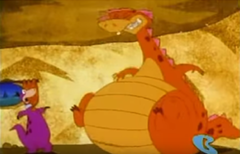 Dino in The Great Egg-Scape Weight Gain 10.png