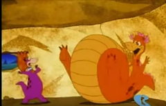Dino in The Great Egg-Scape Weight Gain 6.png