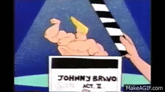 Johnny Bravo Belly Gif.gif