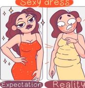 Bloome comics-for-women-thumbnail-text-sexy-dress-expectation-reality.jpg