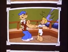 Picture Of Popeye And His Little Bro Hand Shaking In Front Of Inflated Sea Dragon.jpg